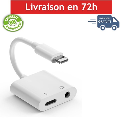 Adaptateur lightning vers jack - vers,