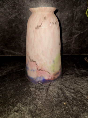 Tulip glass paste art deco