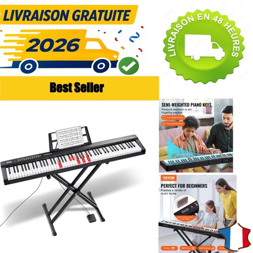 Vevor piano numérique - vevor,