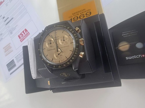 Swatch omega mission the - to,