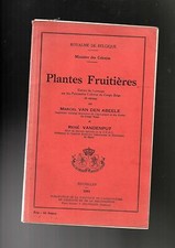 livre plantes fruitières culture Congo belge royaune de belgique 1951 Vandenput