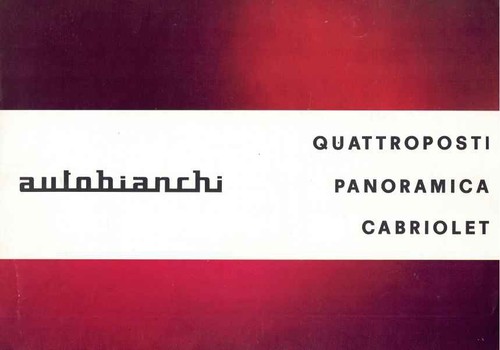Brochure autobianchi - brochure,