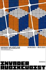 INVADER RUBIKCUBIST - Poster n°04/10 - Édition limitée - MIMA Bruxelles 2022