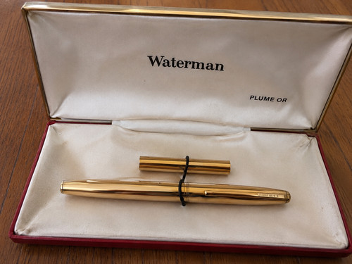 Waterman vintage plume - c/f, –