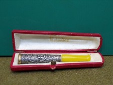 Smoke tip cigarette holder old cave Lourdes vintage French souvenir