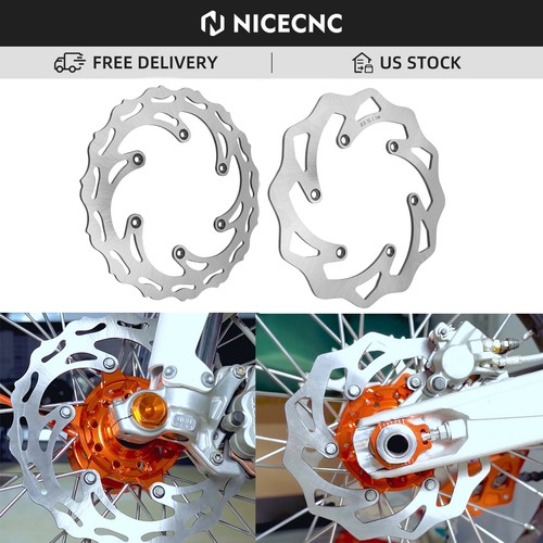 Nicecnc front rear brake disc - front,