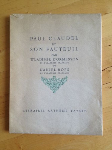 Paul claudel son fauteuil - claudel,