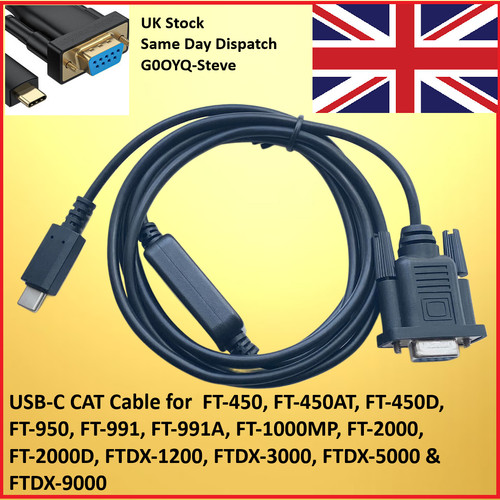 Câble cat usb yaesu ft450 - usb-c,