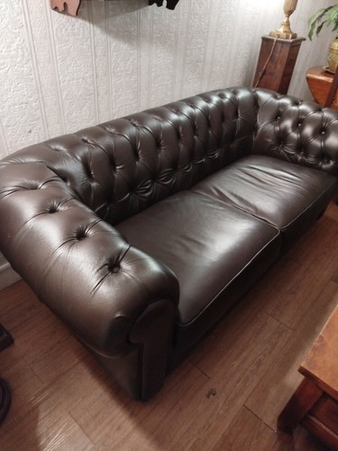 Canapé chesterfield cuir - canapé,