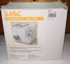 Vtg Italy SIMAC PastaMatic MX 700 Pasta Machine Mixes & Kneads