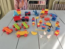 lot lego duplo vintage avec personnages Dans L'état Voir Photos