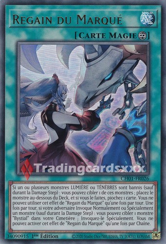 Regain du marqué - yu-gi-oh!,