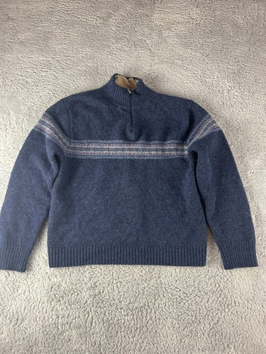 Pull laine woolrich marine - en,