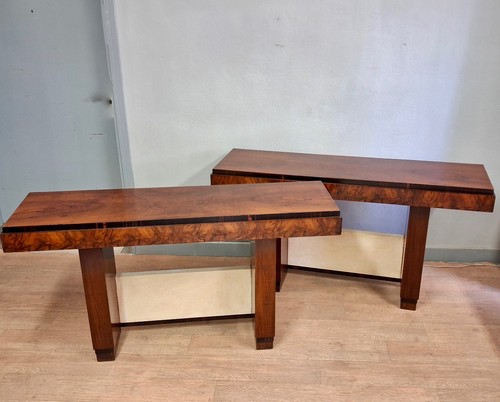 Console art deco - en, noyer