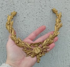 Antique element decoration / ornament pediment, bronze furniture Louis XVI style