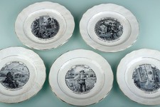 5 assiettes parlantes Hamage