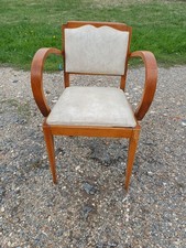 Beige Beige Hetre and Skai Bridge Armchair