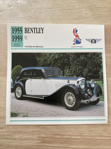 Bentley 1955 1959 carte - 1955, /