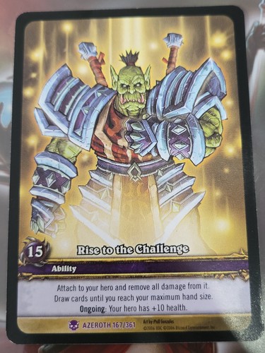 Carte world warcraft - warcraft, rise