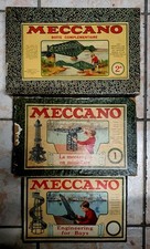 Lot 3 Ancienne Boite Meccano
