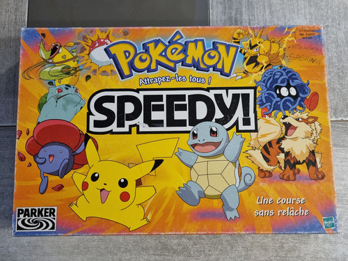 Jeu pokemon speedy parker - speedy, ,parker
