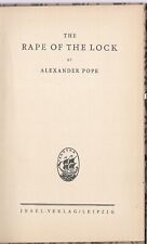 Pandora 11 Alexander Pope: The Rape of the Lock Signet Walter Tiemann Rare