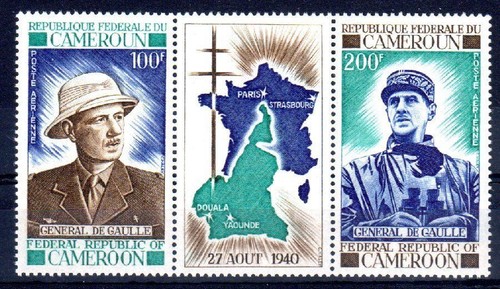 Cameroun 1970 gaulle 2 - cameroun.-1970-ch, de