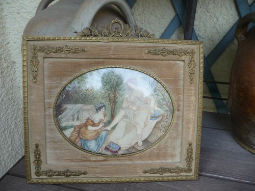 Tableau aquarelle scène - tableau,