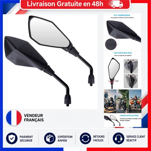 Rétroviseurs moto universels - rétroviseurs,