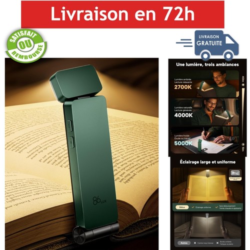 Lampe lecture pince - de, à