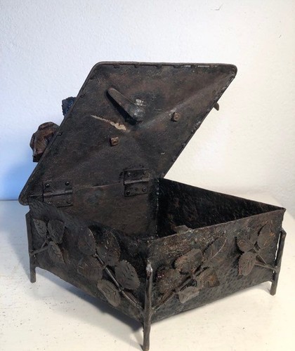 Rare boîte fer forgé - rare,