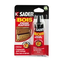Colle à bois prise rapide tube - Sader