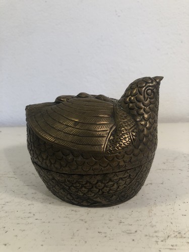 Boîte zoomorphe laiton - boîte, en