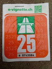 Vignette Suisse 2025 valable jusqu'au 31 janvier 2026