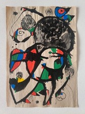 JOAN MIRO Dessin sur papier