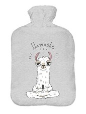 Bouillotte avec housse en polaire douce en caoutchouc avec couvercle 2 litres...