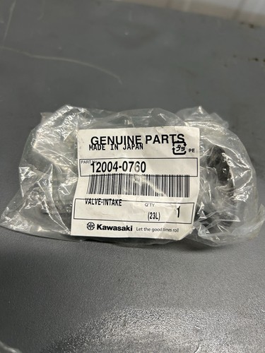 New kawasaki oem intake valve - new,