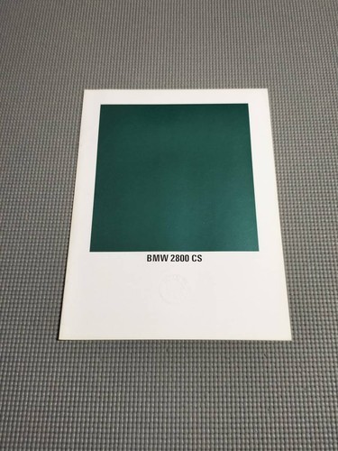 Bmw 2800cs english catalog - bmw,