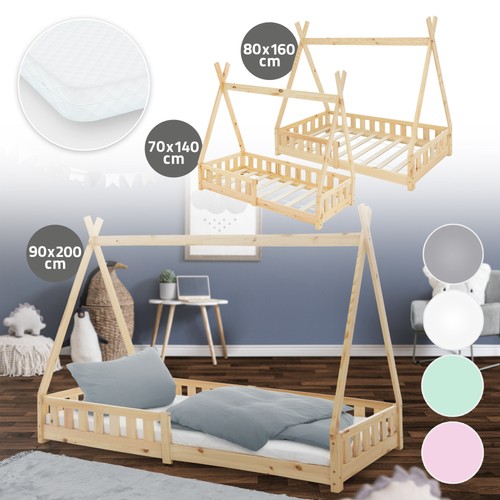 Lit enfant bois tente - lit, en