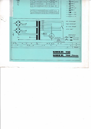 Service schéma pour uher - schéma,
