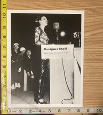 Lena Horne Singing At Podium In Long Dress Scene Book Photograph