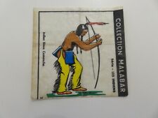 IMAGE MALABAR BUBBLE GUM CHEWING GUM WAPPER SERIE INDIENS N°35