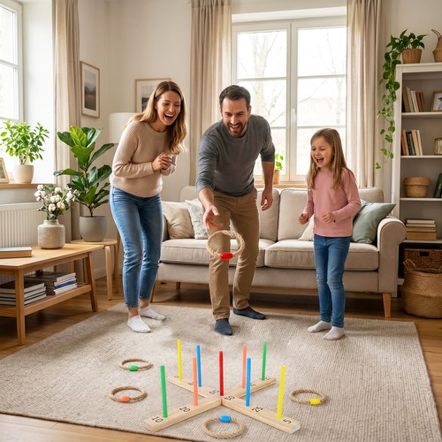 Jeu lancer anneaux - d'anneaux, en