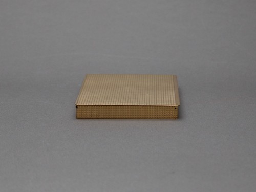 Gold tone french cigarette - gold,
