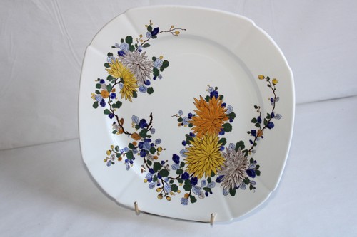 Assiette carrée faïence - assiette,