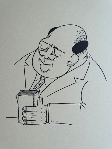 Valery larbaud caricature - valery,