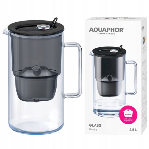 Aquaphor glass carafe - glass, filtre