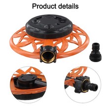 Arroseur de Jardin en Métal Résistant avec 8 Réglages pour une Hydratation Fi