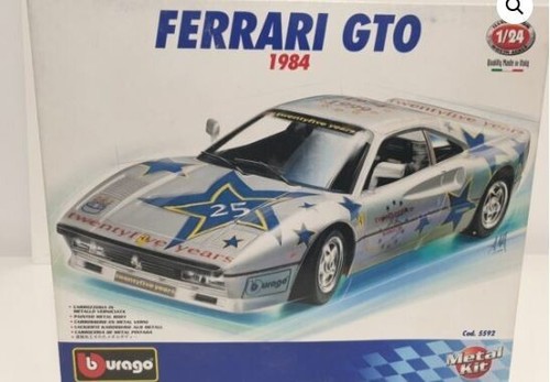 Ferrari gto 1984 burago metal - burago,