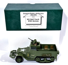 Bengurion Models GS40 M3 Half Track | WW2 British Military Vehicle Truck K7
